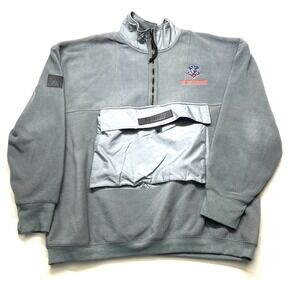 Acrux New England Patriots Fleece Sweatshirt Mens XL Gray Logo NFL Football Team